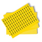 Yellow 0-9 Number Packs - 23mm Character Height