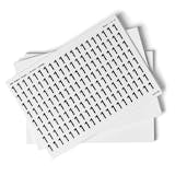 White 0-9 Number Packs - 18mm Character Height