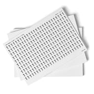 White 0-9 Number Packs - 13mm Character Height