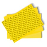 Yellow 0-9 Number Packs - 9mm Character Height