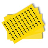 Yellow 0-9 Number Packs - 36mm Character Height