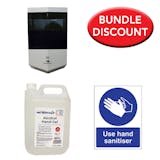 PBH Alcohol Sanitiser Bundle with Automatic Dispenser