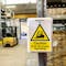 Fork Lift Trucks Operating - Talking Safety Sign