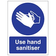 Eco-Friendly Use Hand Sanitiser - Portrait