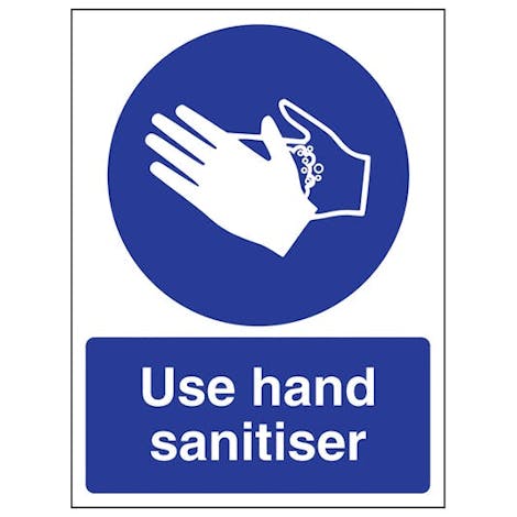Use Hand Sanitiser - Portrait