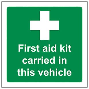 Eco-Friendly This Vehicle Carries A First Aid Kit