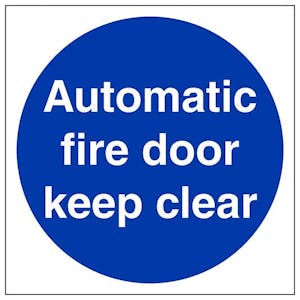 Eco-Friendly Automatic Fire Door Keep Clear
