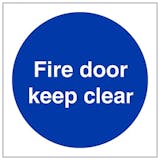Eco-Friendly Fire Door Keep Clear