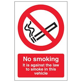 Eco-Friendly No Smoking - Vehicle Sticker