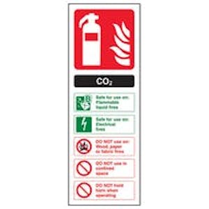 Eco-Friendly CO2 Fire Extinguisher - Portrait