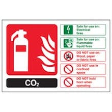 CO2 Fire Extinguisher - Landscape