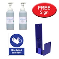 PBH Medical Alcohol Free Hand Foam Bundle With Free Sign