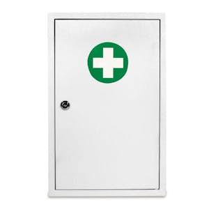 Empty Locking First Aid Cabinet