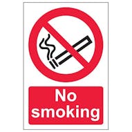 Eco-Friendly No Smoking Signs