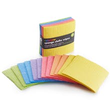 ecoLiving Rainbow Compostable Sponge Cleaning Cloths