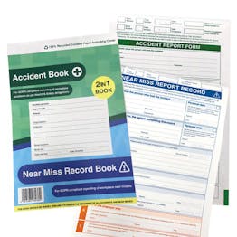 2-in-1 Accident and Near-Miss Book