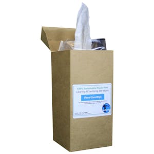 Vinco-ZeroWipe Biodegradable Wet Wipes Dispensing Box