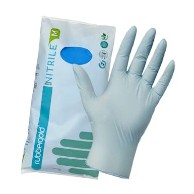 Rubbergold Powder Free Blue Nitrile Gloves