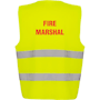 Adjustable Hi-Vis Vest - Fire Marshal
