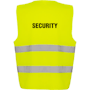Adjustable Hi-Vis Vest - Security