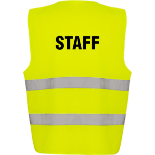 Adjustable Hi-Vis Vest - Staff