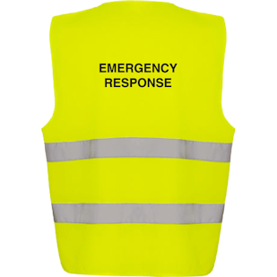 Adjustable Hi-Vis Vest - Emergency Response
