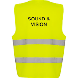 Adjustable Hi-Vis Vest - Sound & Vision