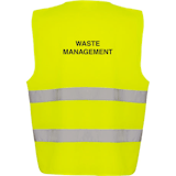 Adjustable Hi-Vis Vest - Waste Management