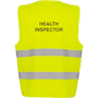 Adjustable Hi-Vis Vest - Health Inspector