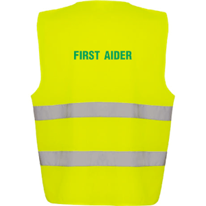 Adjustable Hi-Vis Vest - First Aider