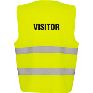 Adjustable Hi-Vis Vest - Visitor