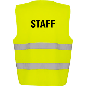 Adjustable Hi-Vis Vest - Staff