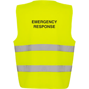 Adjustable Hi-Vis Vest - Emergency Response