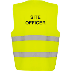 Adjustable Hi-Vis Vest - Site Officer