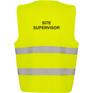 Adjustable Hi-Vis Vest - Site Supervisor