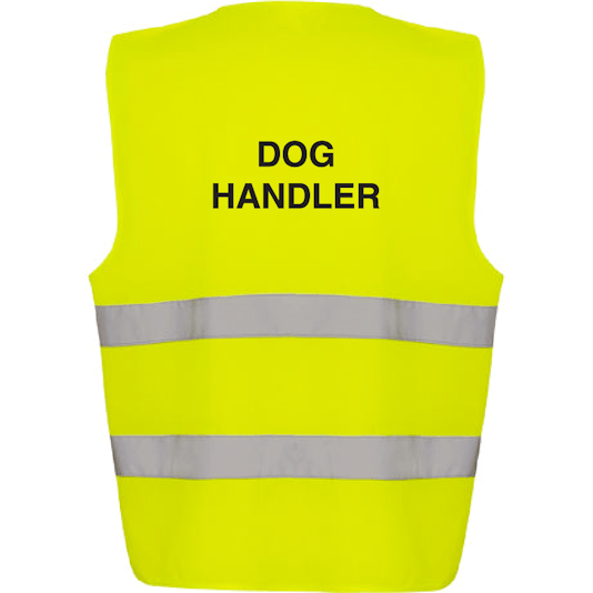 HiVis Vest Dog Handler