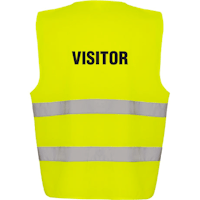 Adjustable Hi-Vis Vest - Visitor