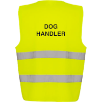 Adjustable Hi-Vis Vest - Dog Handler