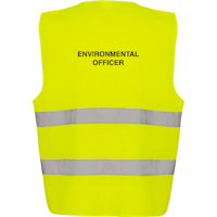 Adjustable Hi-Vis Vest - Environmental Officer
