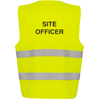 Adjustable Hi-Vis Vest - Site Officer