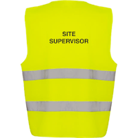 Adjustable Hi-Vis Vest - Site Supervisor