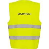 Adjustable Hi-Vis Vest - Volunteer