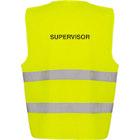 Adjustable Hi-Vis Vest - Supervisor