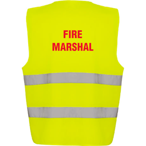 Adjustable Pre-Printed Hi-Vis Vests