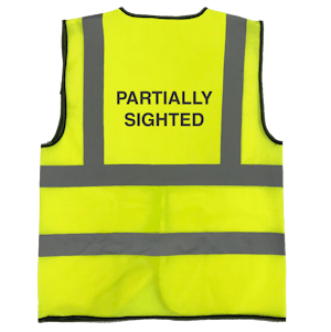 Standard Hi-Vis Vest - Partially Sighted