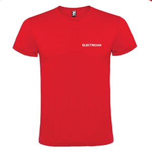 Pre-Printed T-Shirt - Electrician