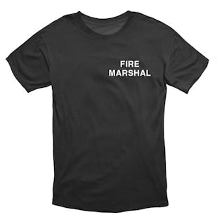 Pre-Printed T-Shirt - Fire Marshal