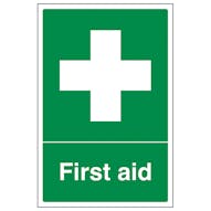 First Aid - Portrait - Removable Vinyl