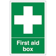 First Aid Box - Portrait - Removable Vinyl