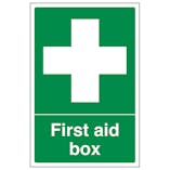 First Aid Box - Portrait - Removable Vinyl